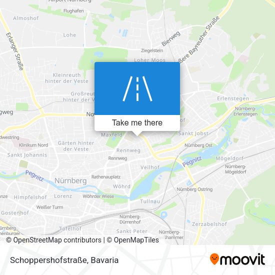 Schoppershofstraße map