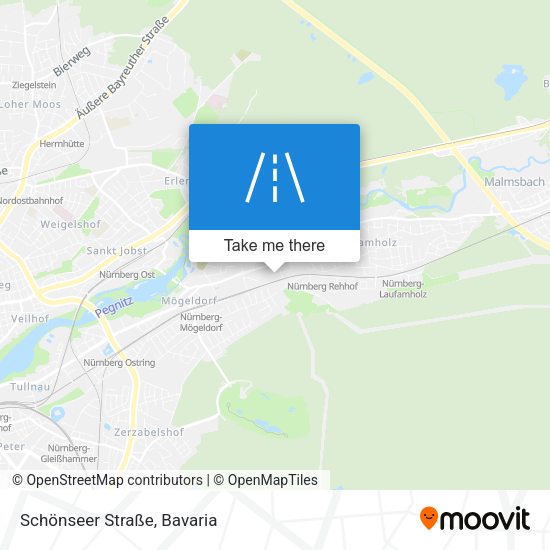 Schönseer Straße map