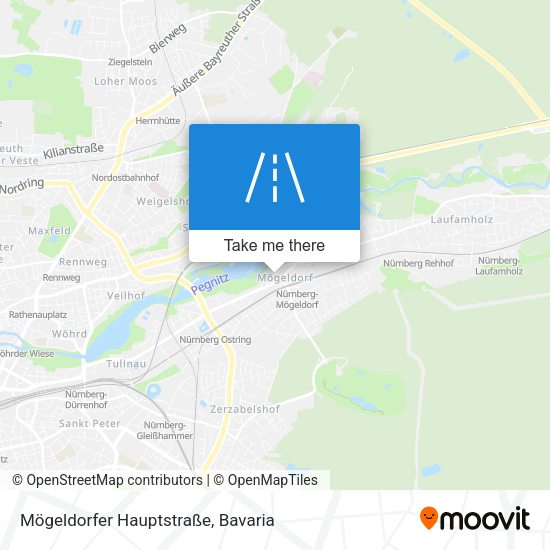 Mögeldorfer Hauptstraße map