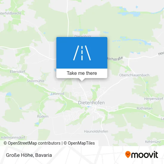 Карта Große Höhe