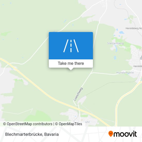 Blechmarterbrücke map