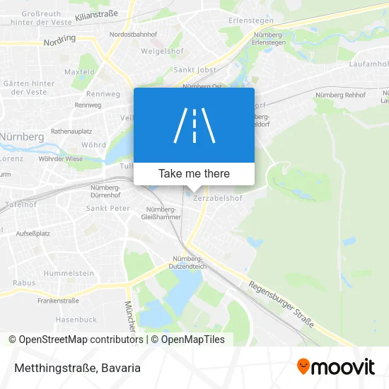 Карта Metthingstraße