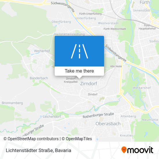 Lichtenstädter Straße map