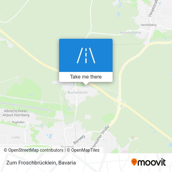 Zum Froschbrücklein map