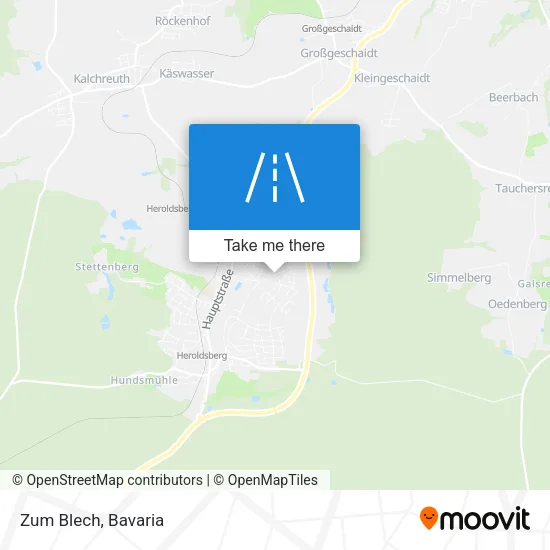 Карта Zum Blech