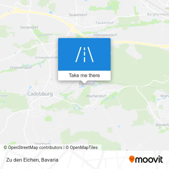 Карта Zu den Eichen