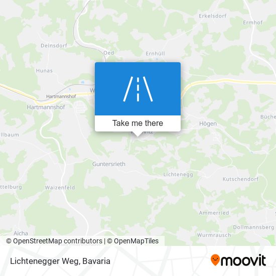Lichtenegger Weg map