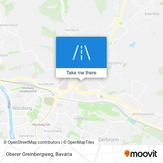 Карта Oberer Greinbergweg