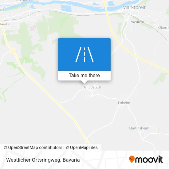 Карта Westlicher Ortsringweg