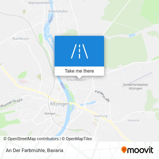 An Der Farbmühle map