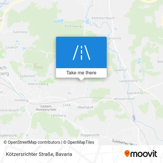 Карта Kötzersrichter Straße