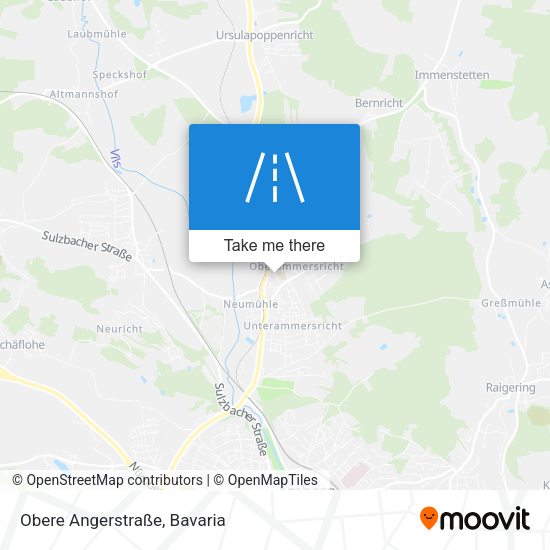 Obere Angerstraße map
