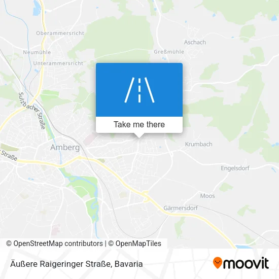 Карта Äußere Raigeringer Straße