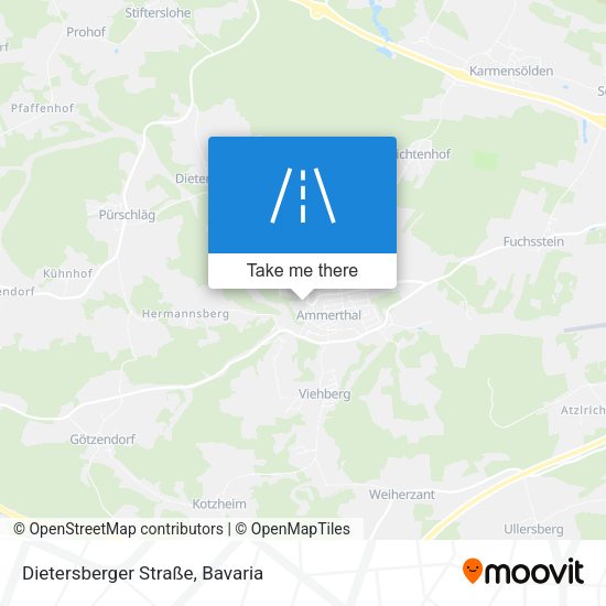 Dietersberger Straße map