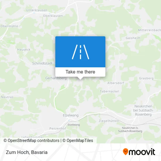 Карта Zum Hoch