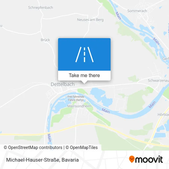 Карта Michael-Hauser-Straße