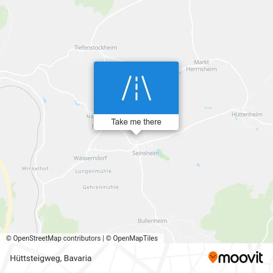 Карта Hüttsteigweg