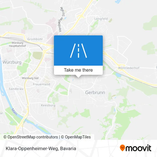 Карта Klara-Oppenheimer-Weg