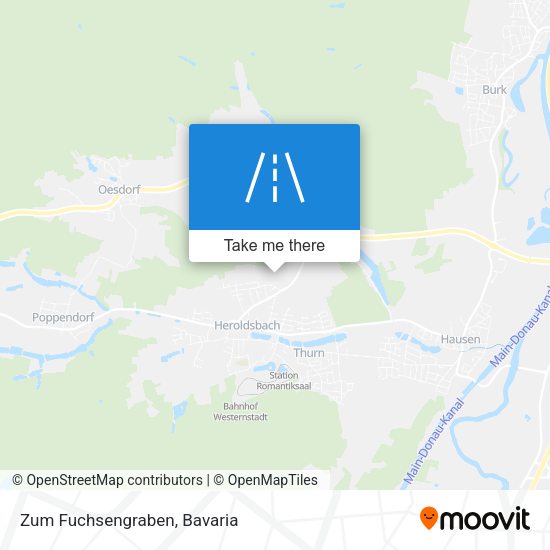 Zum Fuchsengraben map