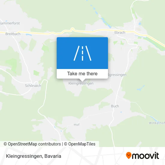 Карта Kleingressingen