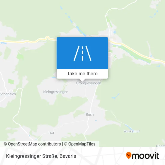 Карта Kleingressinger Straße