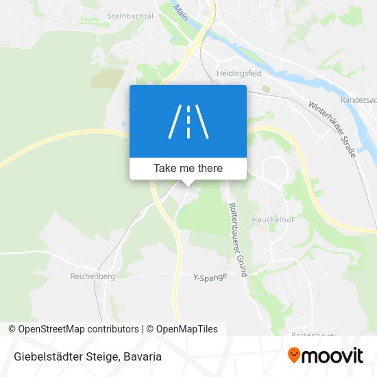 Giebelstädter Steige map