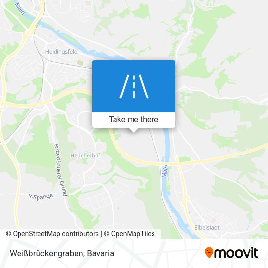 Weißbrückengraben map