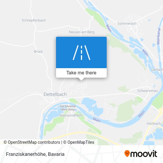 Franziskanerhöhe map