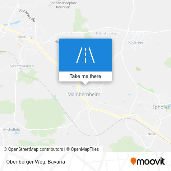 Карта Obenberger Weg