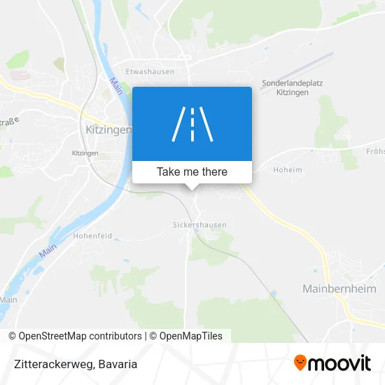 Карта Zitterackerweg