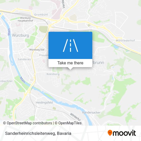 Sanderheinrichsleitenweg map