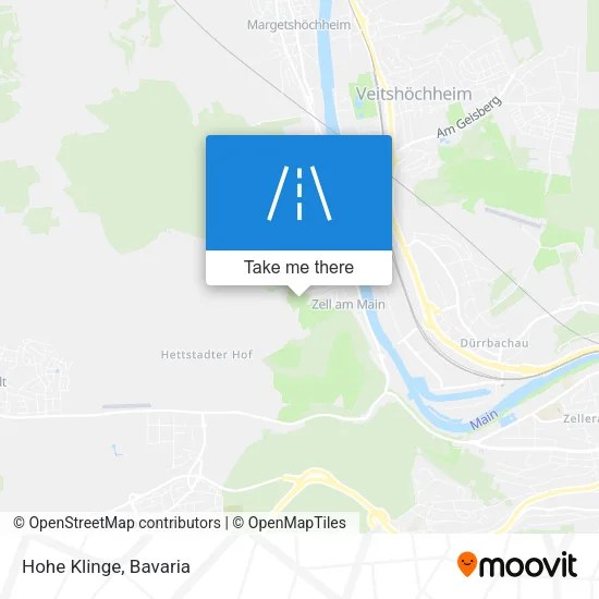Карта Hohe Klinge