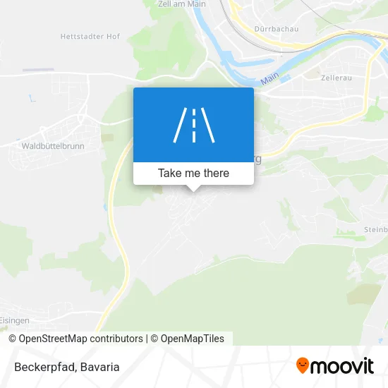 Карта Beckerpfad