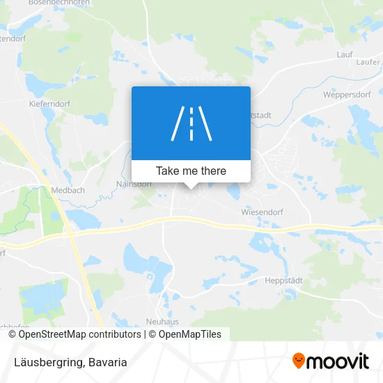 Карта Läusbergring