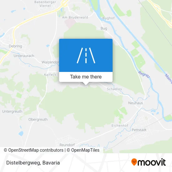 Карта Distelbergweg