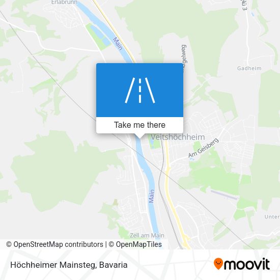 Höchheimer Mainsteg map