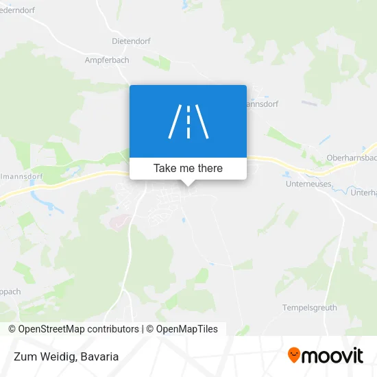 Карта Zum Weidig