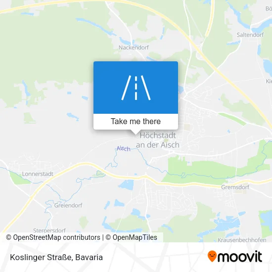 Koslinger Straße map