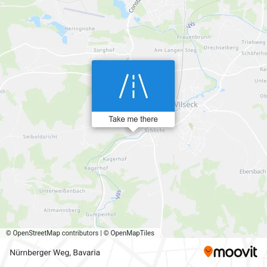 Карта Nürnberger Weg