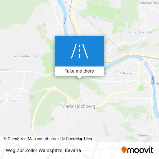 Weg Zur Zeller Waldspitze map