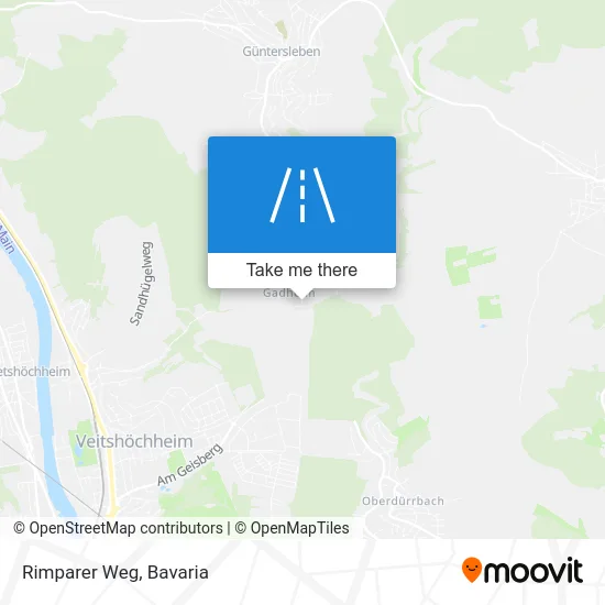 Rimparer Weg map