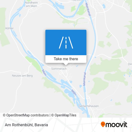 Am Rothenbühl map