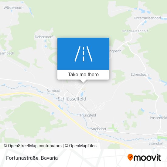 Fortunastraße map