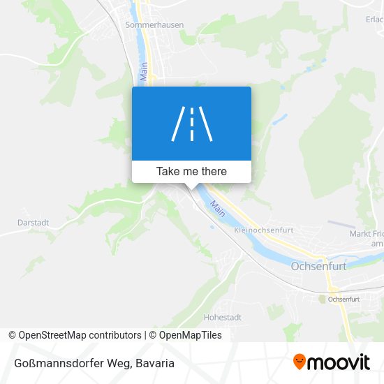 Goßmannsdorfer Weg map