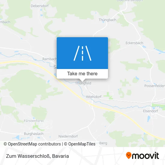 Карта Zum Wasserschloß