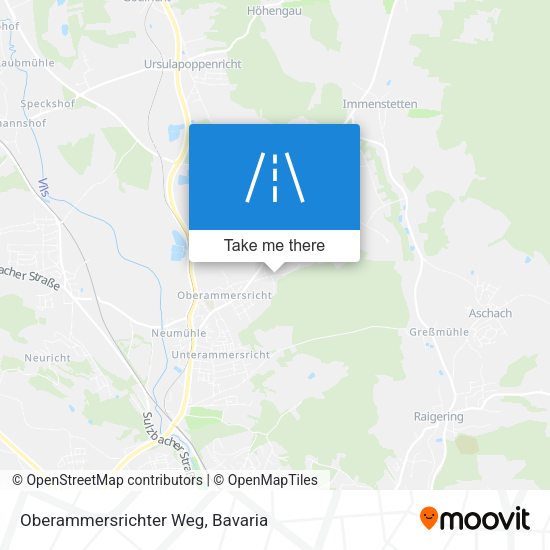 Oberammersrichter Weg map