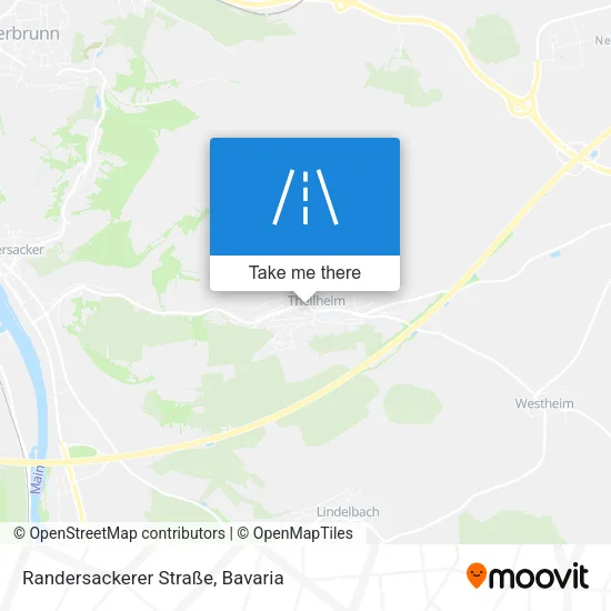 Карта Randersackerer Straße