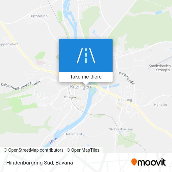Hindenburgring Süd map