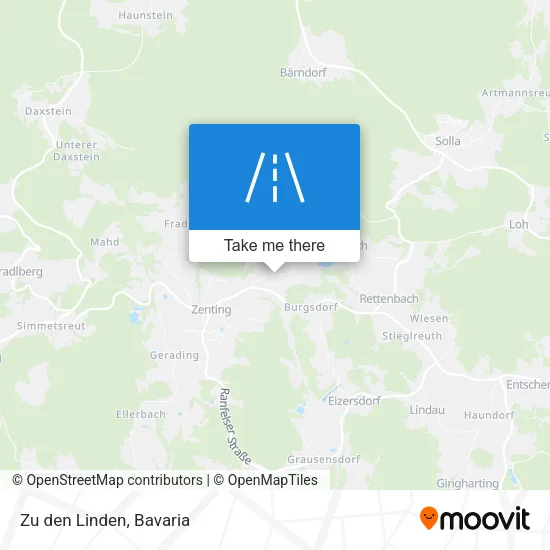 Карта Zu den Linden