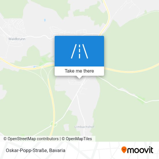 Oskar-Popp-Straße map